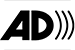 Audio Description icon indicating accessible exhibit narration at the children's science center
