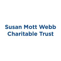 Susan Mott Webb Charitable Trust logo, sponsor of the children's science center.